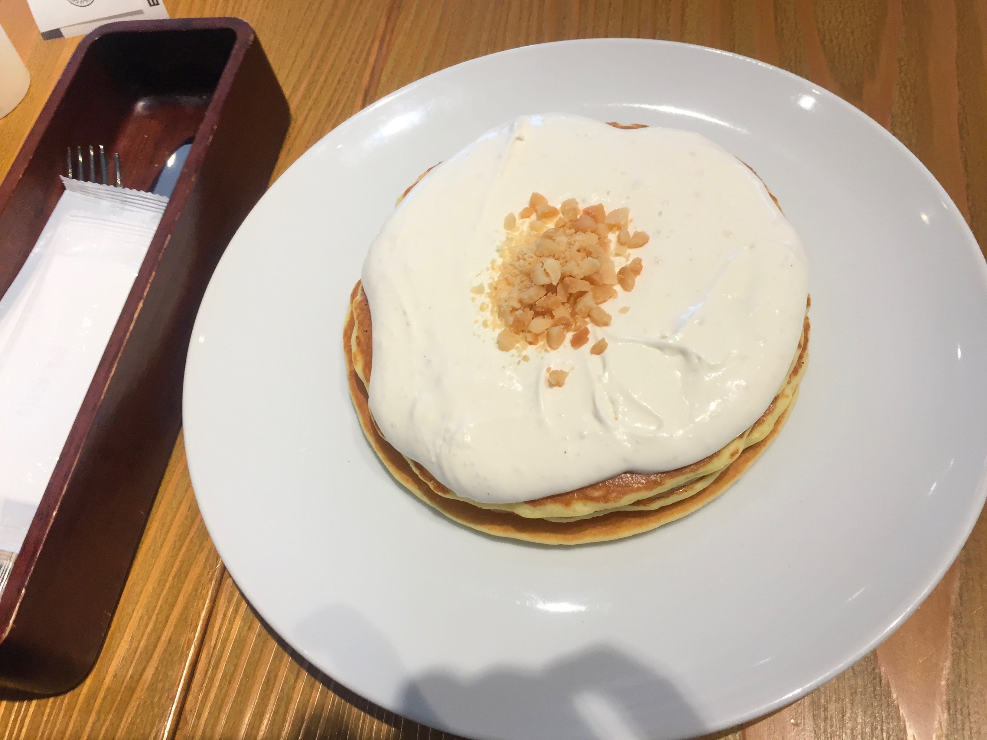 ブーキモの味 ホノルルコーヒー幕張店でマカダミアナッツパンケーキを食べてきました 日々連休ブログ ʕ O ʔ
